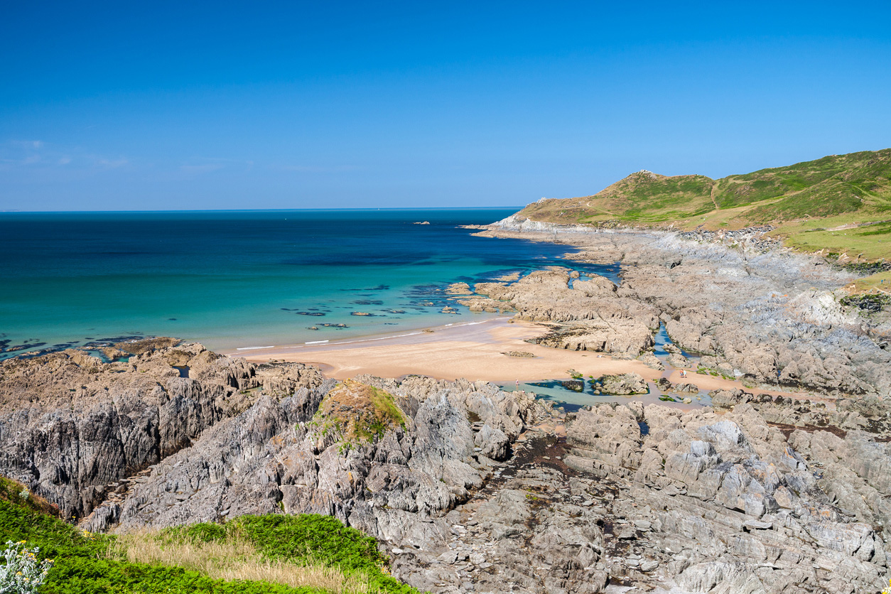 Stunning View of North Devon Coastline at Woolacombe