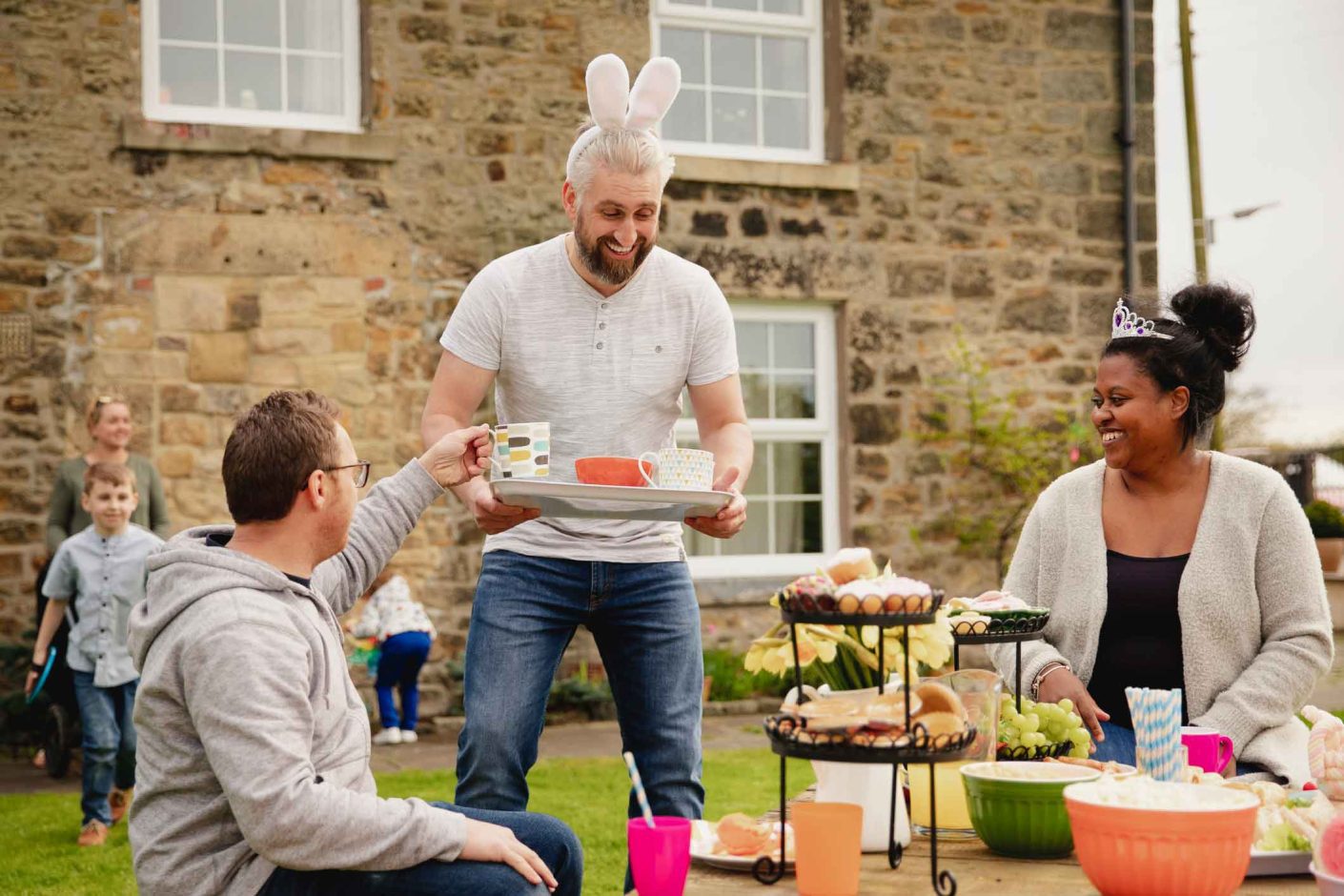 Large Easter family gathering at cottage in North Devon