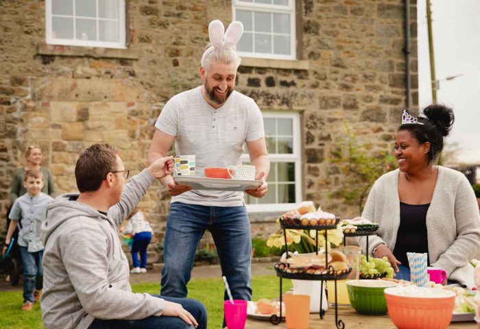 Large Easter family gathering at cottage in North Devon