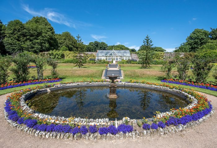 Large water feature at Arlington