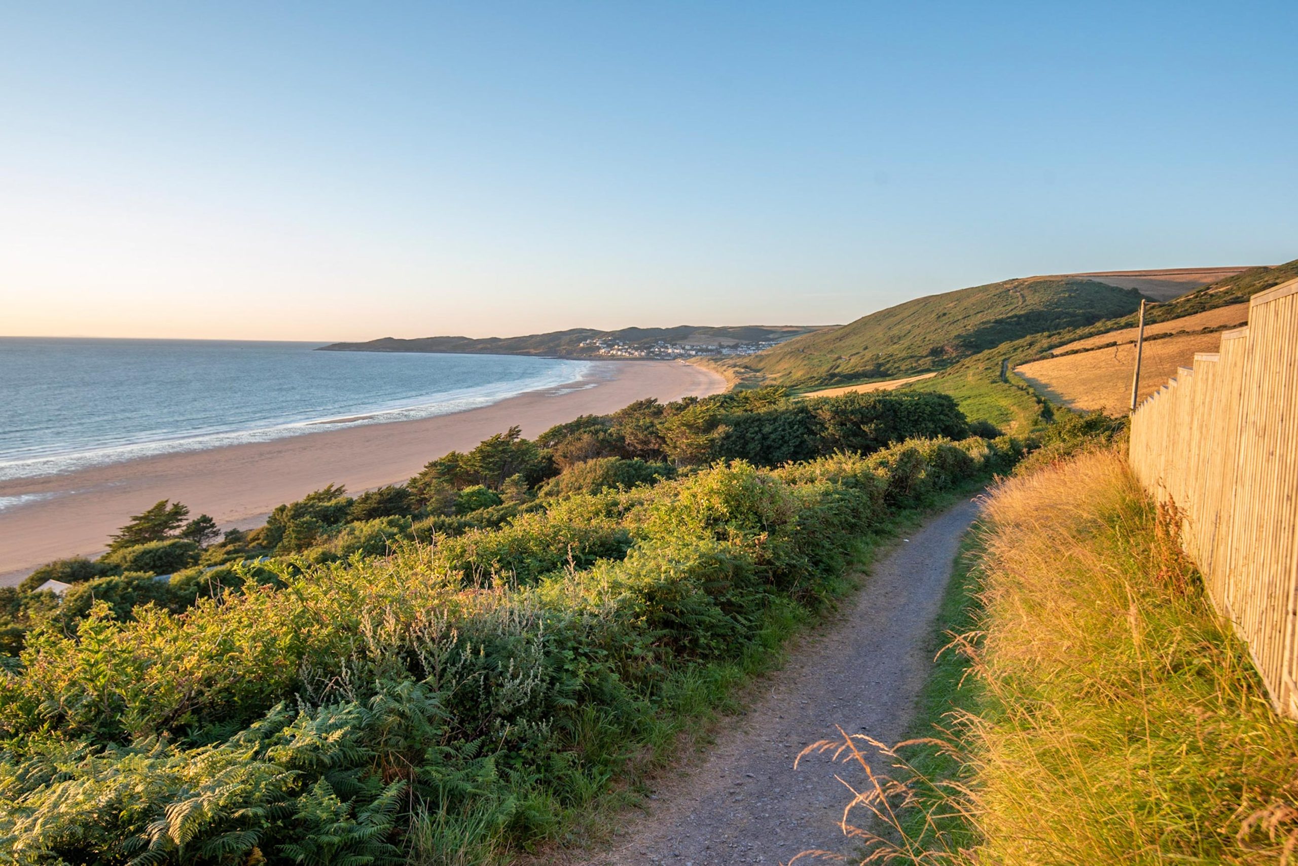 Coastal View of Baggy Point from Southwest Coast Path